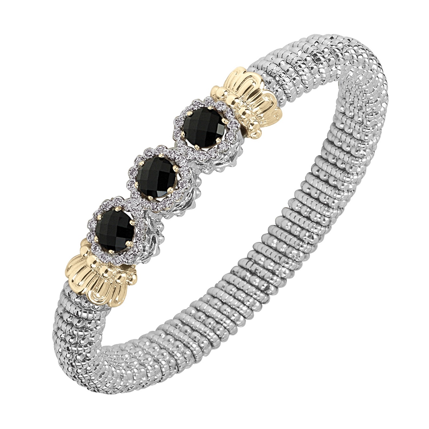 Alwand Vahan Black Onyx & Diamond Bracelet -Gorgeous!