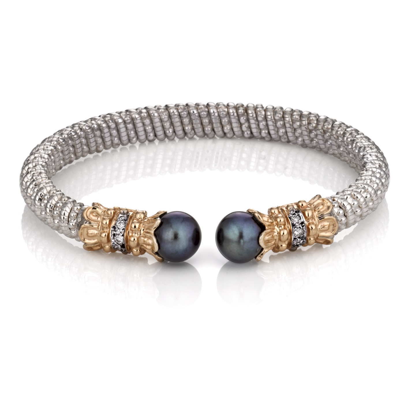 Black Pearl Bracelet by Alwand Vahan - 2083DBPR - Vahan