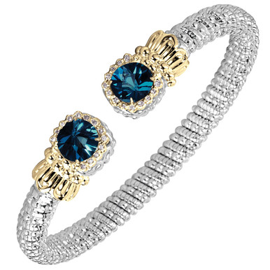 Buy Ramneek Jewels Divya Shakti Blue Topaz Gemstone Bracelet for Men and  Women at Amazon.in