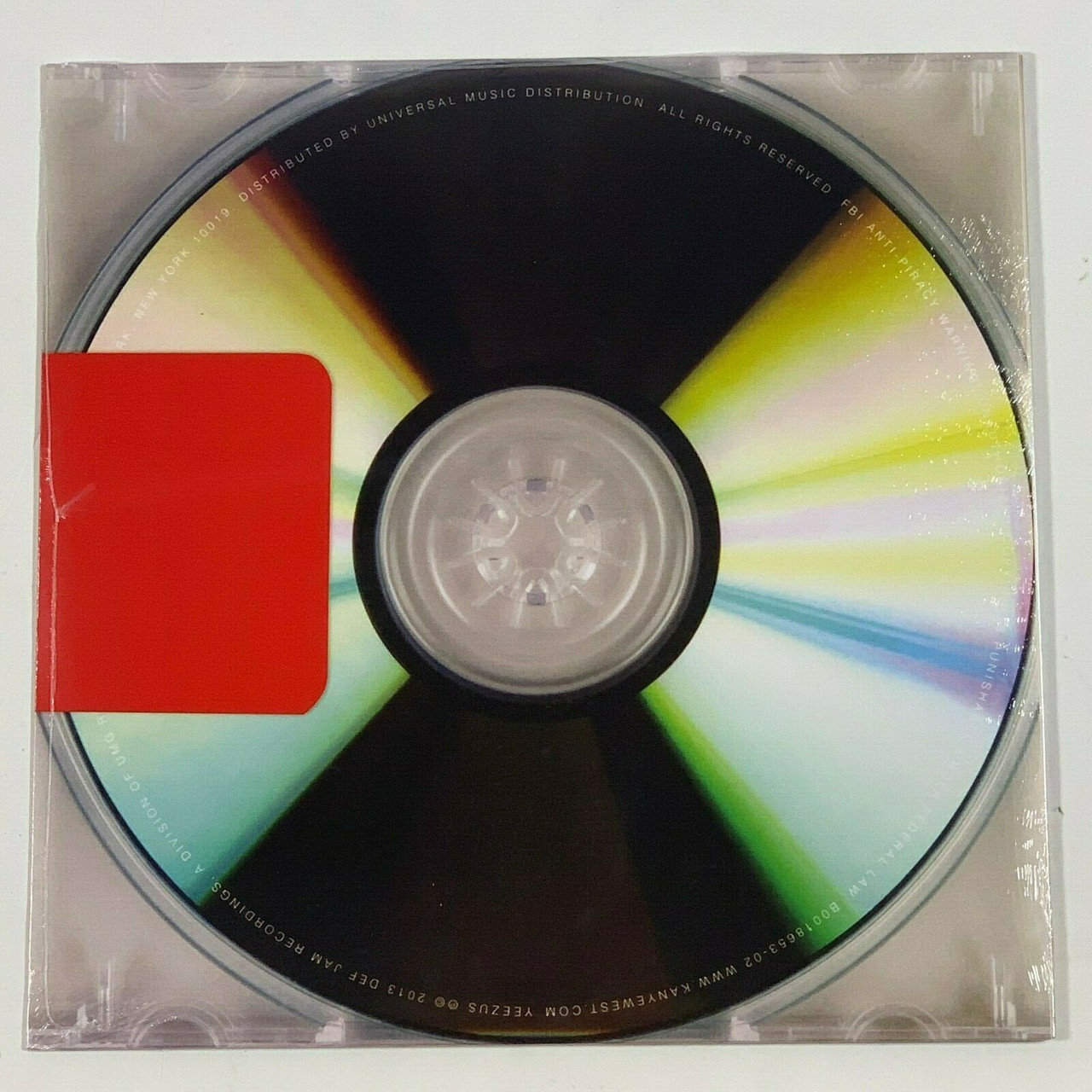 Kanye West Yeezus 1LP Vinyl Limited Smokey Clear 12