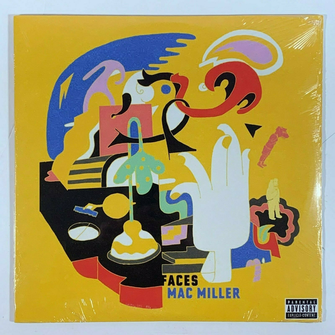 Mac Miller Faces 2LP Vinyl Limited Black 12