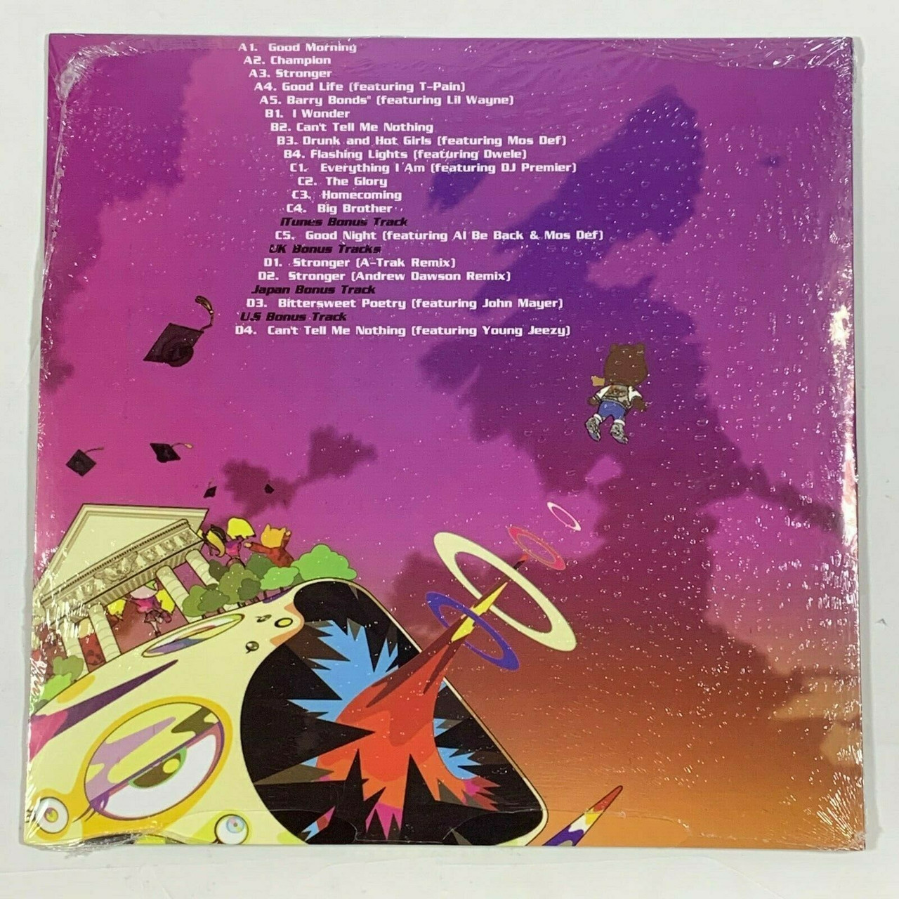 Kanye West Graduation 2LP Vinyl Limited Purple 12 Record