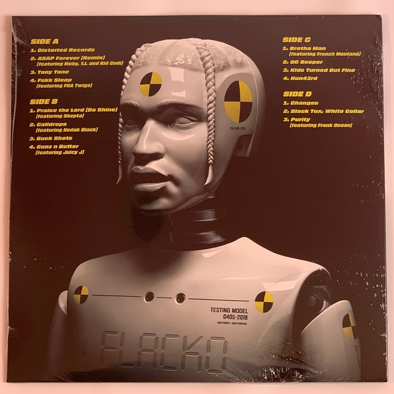 pessimistisk videnskabelig albue ASAP Rocky Testing 2LP Vinyl Limited Black 12" Record - A To Z Wax