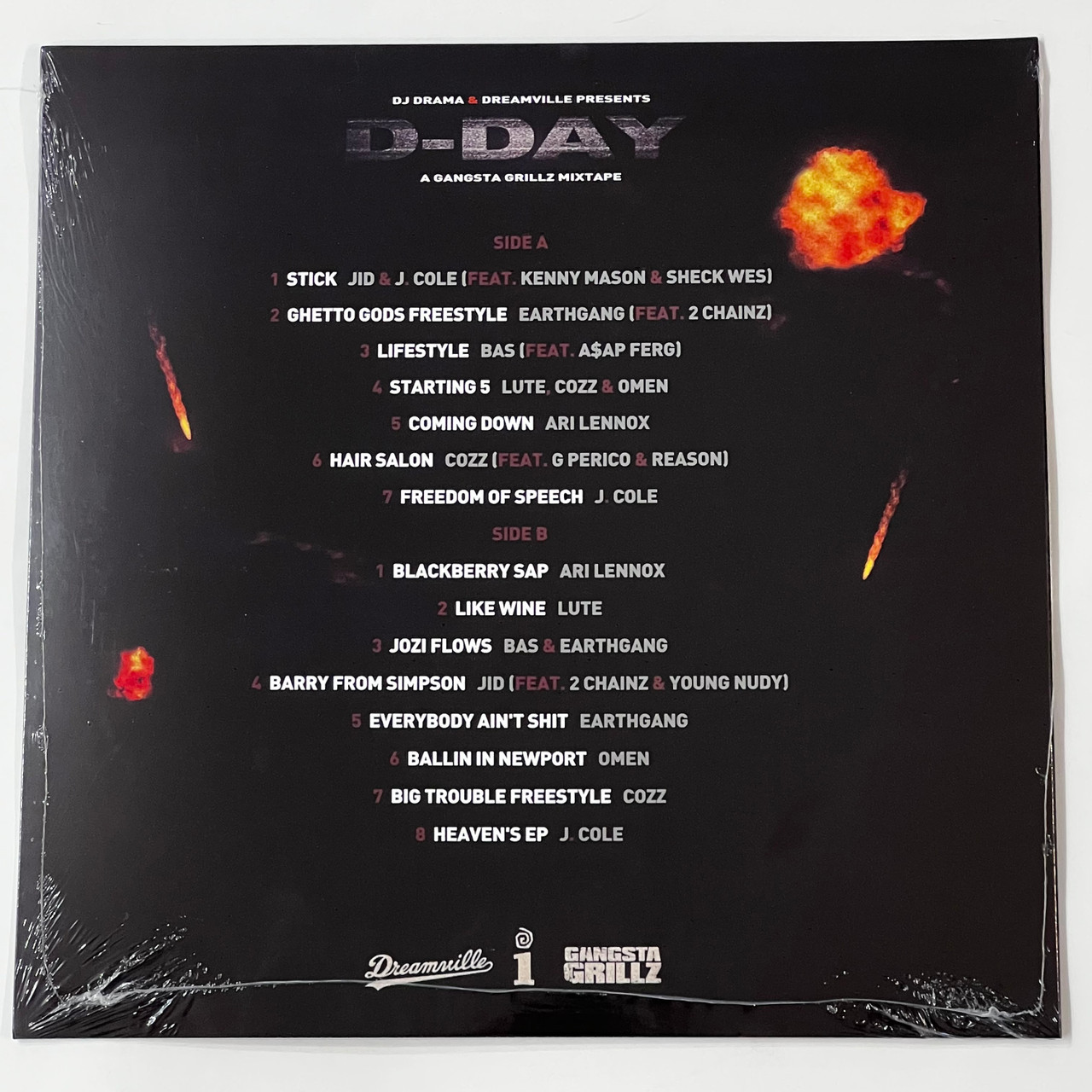 J. Cole Presents: Dreamville D-Day A Gangsta Grillz Mixtape 1LP