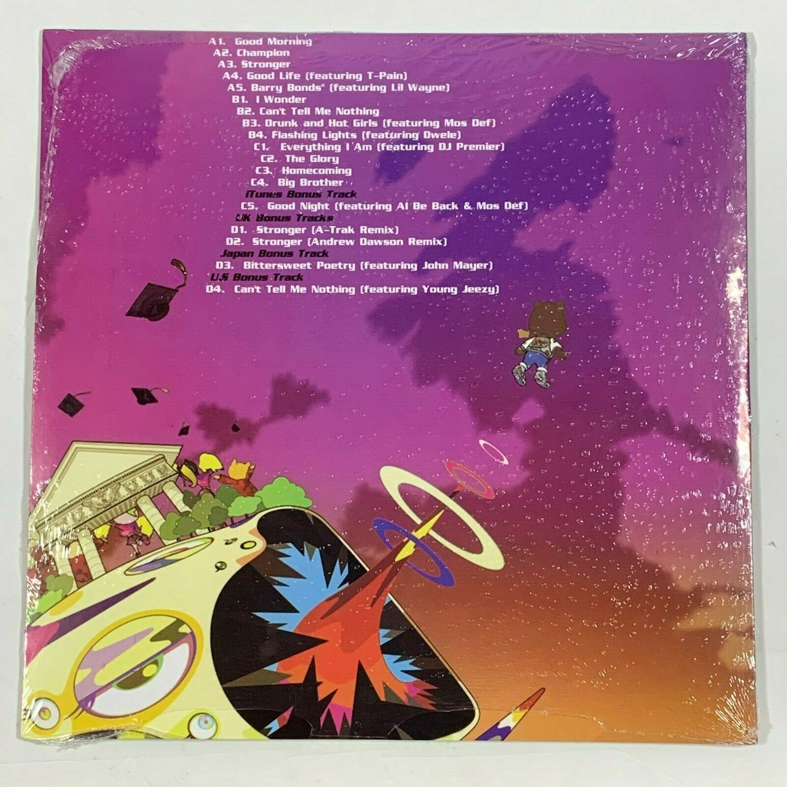 Kanye West Graduation 2LP Vinyl Limited Purple 12
