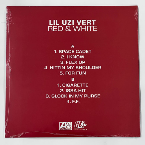 Lil Uzi Vert Red & White 1LP Vinyl Limited Black 12