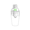 Wendol Cocktail Shaker Készlet - 550 ml, 3 Darab  