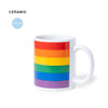 Mercurik Kerámia Csésze 370 ml - Szivárvány Bögre