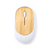 Dizájnos Vezeték Nélküli Egér – Bambusz Felület  
