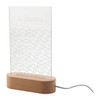 Woodify LED-es trófea, ötszög (AP716909)