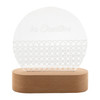 Woodify LED-es trófea, ötszög (AP716909)