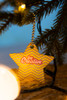 CreaFelt Key Xmas egyedi karácsonyi kulcstartó, csillag (AP716924)