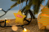 CreaFelt Key Xmas egyedi karácsonyi kulcstartó, csillag (AP716924)