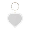 Szív alakú akril kulcstartó – egyedi nyomtatás (AP716988)