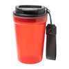 Utazópohár 400 ml – matt PP, ivófedél, RPET pánt