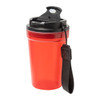 Utazópohár 400 ml – matt PP, ivófedél, RPET pánt