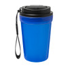 Utazópohár 400 ml – matt PP, ivófedél, RPET pánt