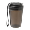 Utazópohár 400 ml – matt PP, ivófedél, RPET pánt