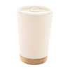 Thermo pohár 260 ml – dupla falú, bambusz talp