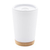 Thermo pohár 260 ml – dupla falú, bambusz talp