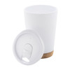 Thermo pohár 260 ml – dupla falú, bambusz talp