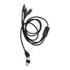 USB töltőkábel AP864059 – 3 az 1-ben, 100 cm