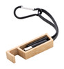 USB töltőkábel bambusz mobiltartóval (AP864060)