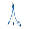 Kulcstartós USB töltőkábel – újrahasznosított (AP864127)