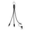Kulcstartós USB töltőkábel – újrahasznosított (AP864127)