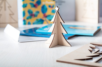 Creax Karácsonyi Üdvözlőlap Díszítéssel  