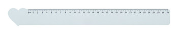 Ház Formájú 30 cm-es Egyedi Műanyag Vonalzó
