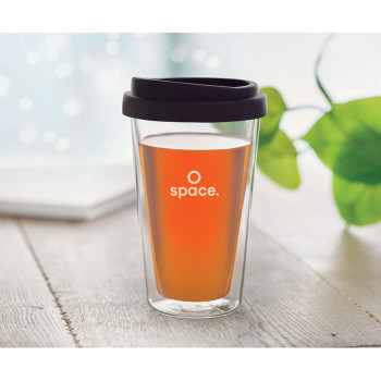 BIELO TUMBLER Hőálló üveg pohár, 350 ml (MO9927)