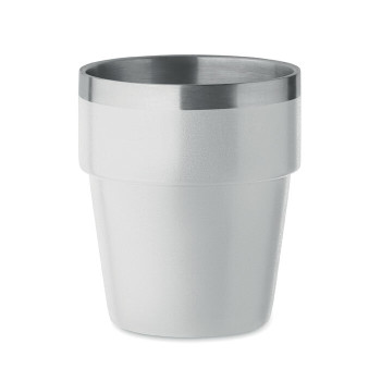 Duplafalú Recycled Acél Pohár 250 ml - Fenntartható Stílus Duplafalú Recycled Acél Pohár 250 ml - Fenntartható Stílus