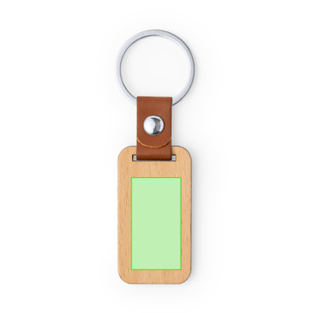 Mappets Fa Kulcstartó Natur Stílusban  