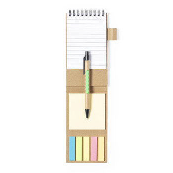 Phesux Ökotudatos Jegyzettömb és Toll Készlet  