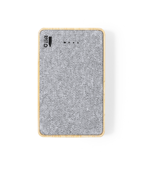 Fenntartható Bralty Power Bank 5000mAh Bambuszból  