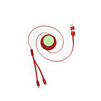 Freud Töltőkábel: 3 az 1-ben Többcsatlakozós Kábel  