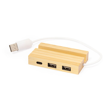 Cirzo Bambusz USB Hub: Környezetbarát Technológia