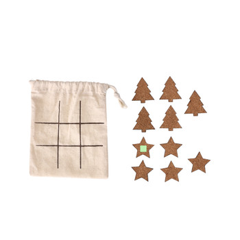 Bronso Tic-Tac-Toe: Környezetbarát Játék Szett 