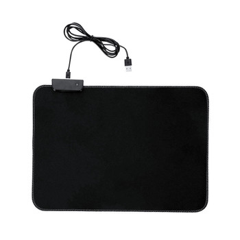 Csúszásmentes Gamer LED Egérpad, USB Csatlakozóval  