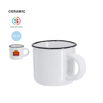Monbeik Szublimációs Vintage Csésze 85 ml – Elegáns Ajándék  