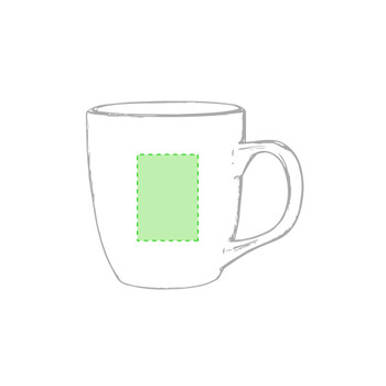 Makery 470 ml Kerámia Bögre Színes Külsővel  