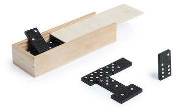 Klasszikus Fa Dominó 28 db Fadobozban - Prémium Ajándék