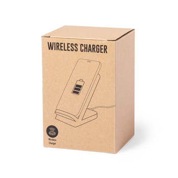 Dimper 10W Vezeték Nélküli Bambusz Töltő