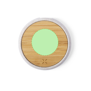 Fiore 10W Bambusz Vezeték Nélküli Töltő