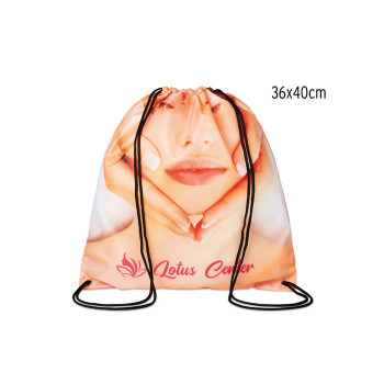 210D poliészter húzózsinóros táska