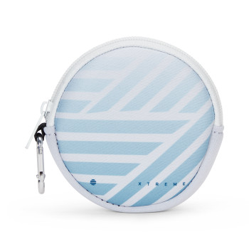 Szublimált, neoprén mini kerek tok.