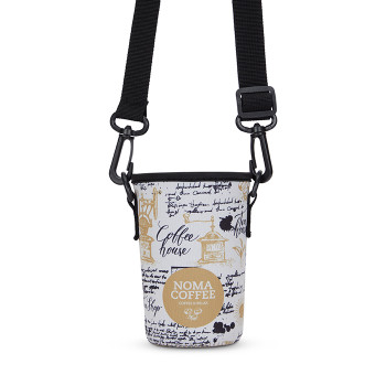 Szublimált neoprén pohártartó tok.