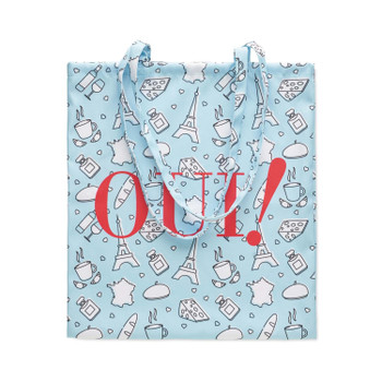 PES szublimációs bevásárlótáska: 38x42 cm.