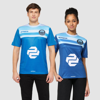 Hálós poliészter, kerek nyakú mez 135 g/m2